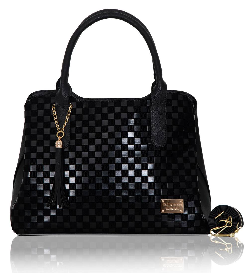 Bolsa Bety color Ajedrez Negro